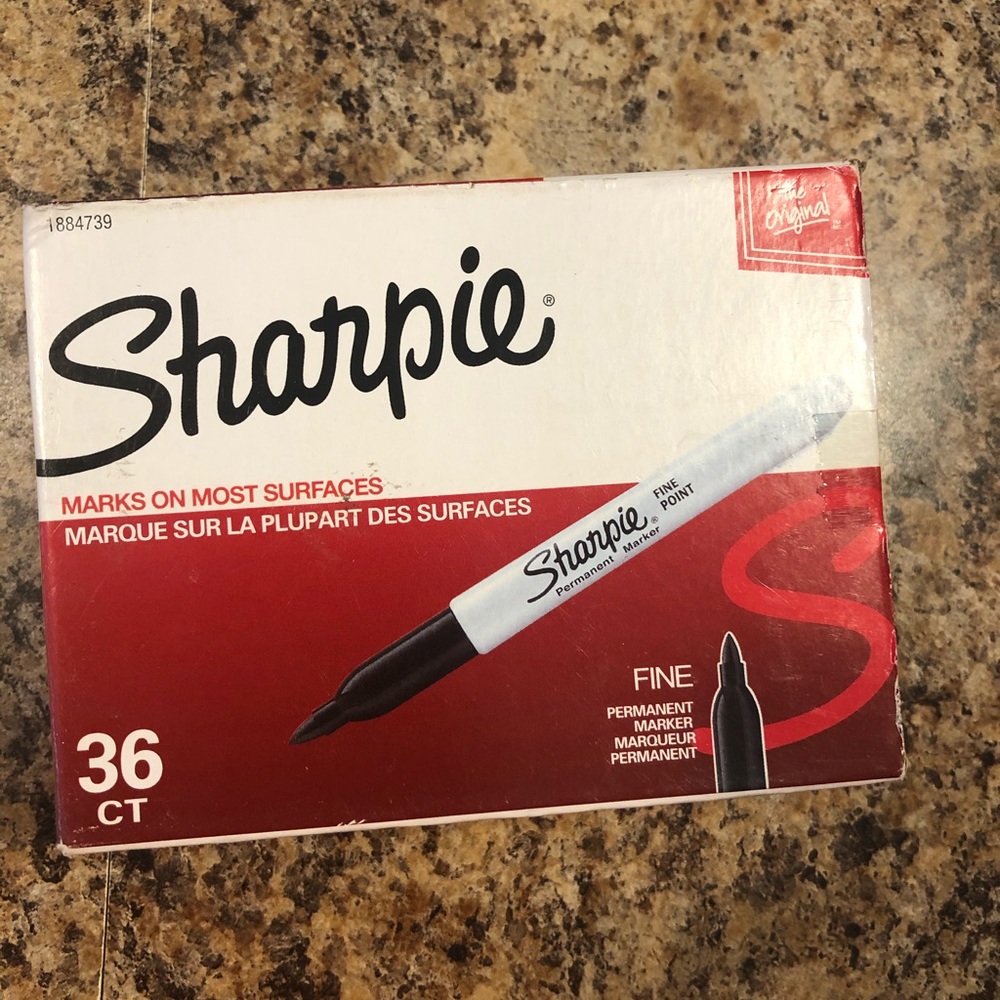 New Sharpie Black Markers